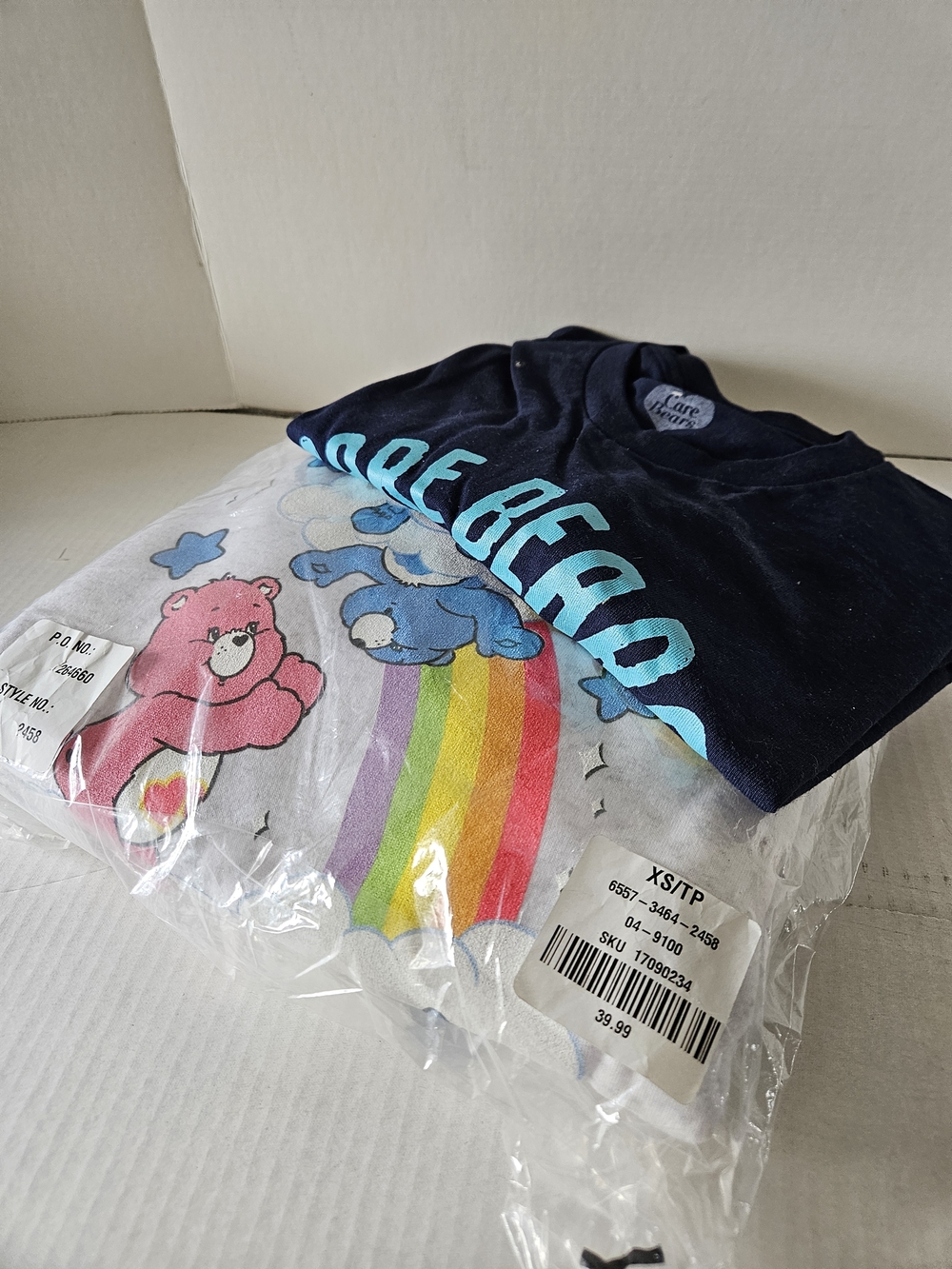 Care Bears Navy Tee And Grey Hoodie